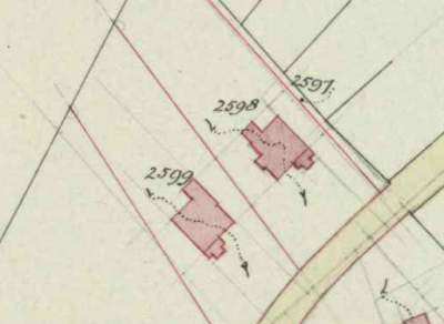Kadaster Veldwerk Hilversum F 2598 en F 2599 1893